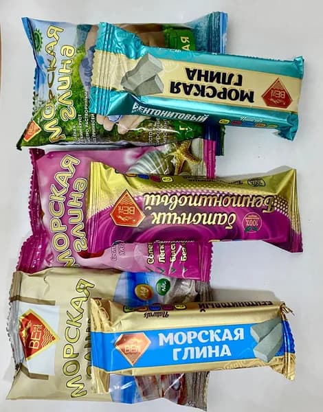 Ассорти Морские глины 6шт