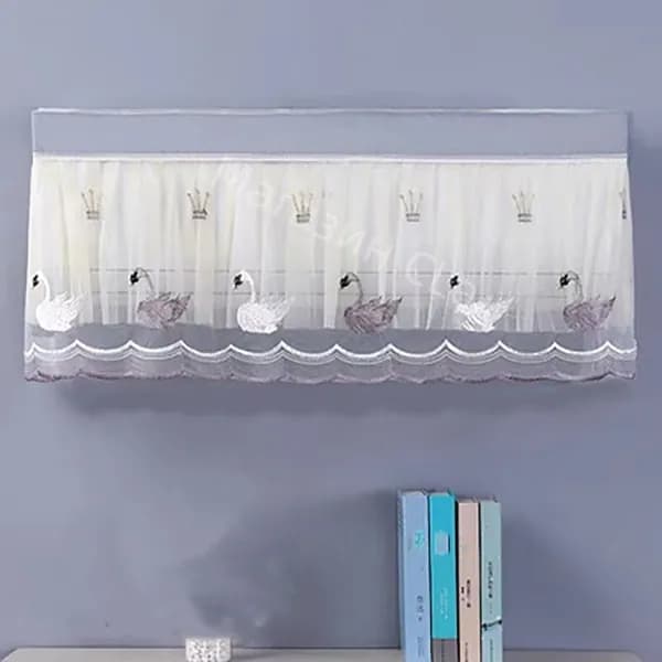 Пылезащитный чехол для кондиционера,92x35x19 см,серый цвет