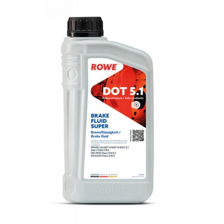 Тормозная жидкость ROWE HIGHTEC BRAKE FLUID SUPER DOT 5.1 1 л