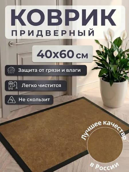 Коврик придверный 40x60 см