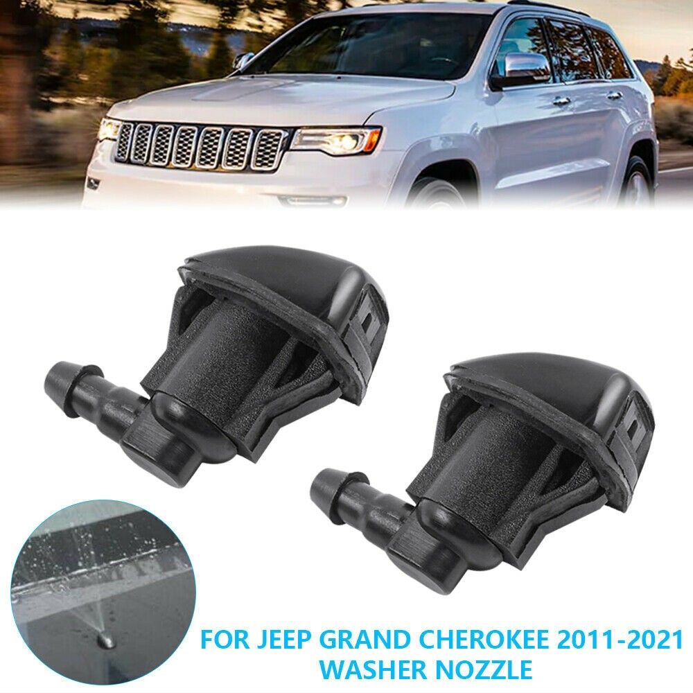 2x Передняя форсунка омывателя лобового стекла для Cherokee 11-20