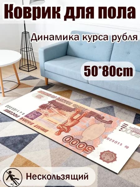 Коврик прикроватный 50x80 см