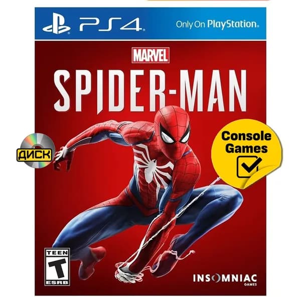 Игра PS4 Marvel Человек-Паук ( Spider - Man). (PlayStation 4, PlayStation 5