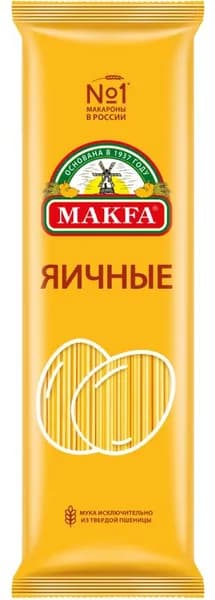 Макароны Makfa Спагетти яичные 450г