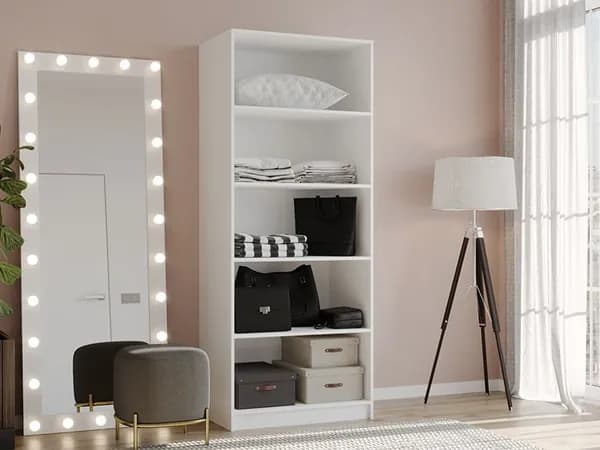 Гардеробная "Британи 15" 800х2000х500, белый