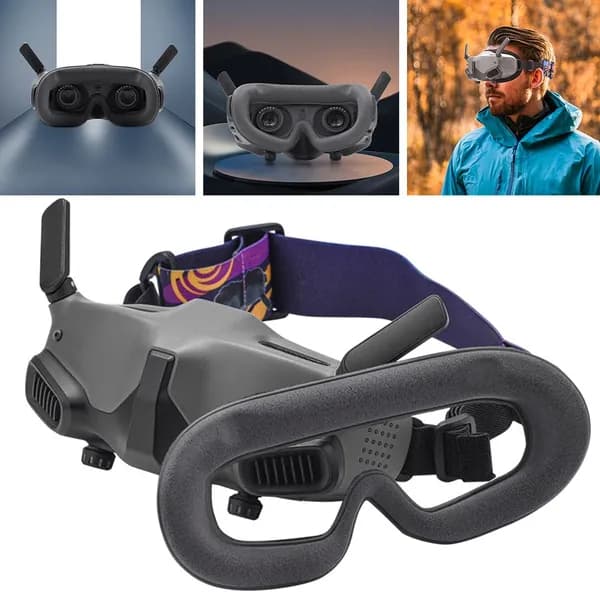 Замена для AVATA Goggles 2 мягкие амортизирующие наглазники из поролона, серый цвет