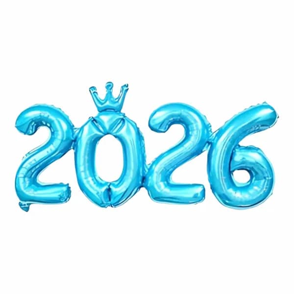 2026 Фольгированные шары с цифрами