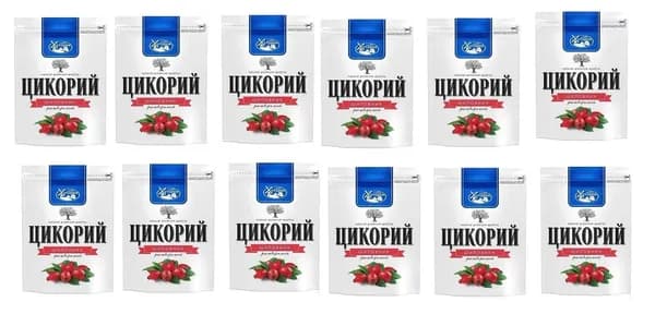 Бабушкин Хуторок Цикорий с шиповником растворимый , 100г ,12 шт