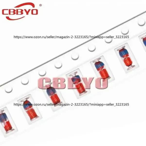 100шт /упак ZMM SMD 0.5W Zener DioDe DO-35 4V7