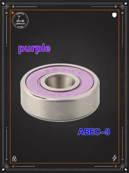 Шариковые подшипники ABEC-7/ABEC-9 608 для скейтборда, стальные, герметичные, 8x22x7 мм.