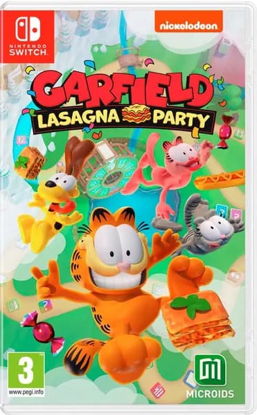 Игра Garfield: Lasagna Party (русские субтитры) для Nintendo Switch