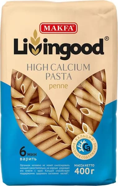 Макароны Makfa Pasta Penne с водорослями 400г