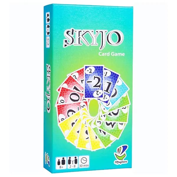 Настольная карточная игра SKYJO для 2 8 игроков, зелёная версия
