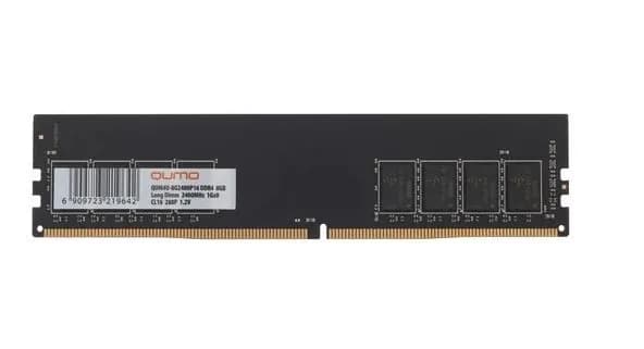 QUMO Оперативная память Модуль оперативной памяти DDR4 QUMO QUM4U-8G2400P16 8Гб 2400MHz DDR4, 2400 МГц, 1 x 8 ГБ (QUM4U-8G2400P16)