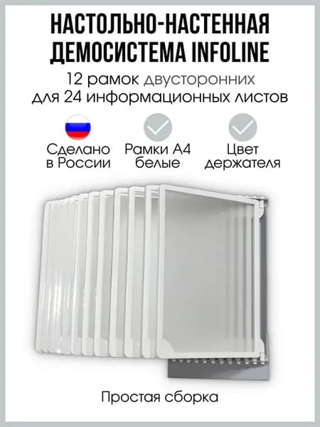 Настольно-настенная перекидная демосистема А4