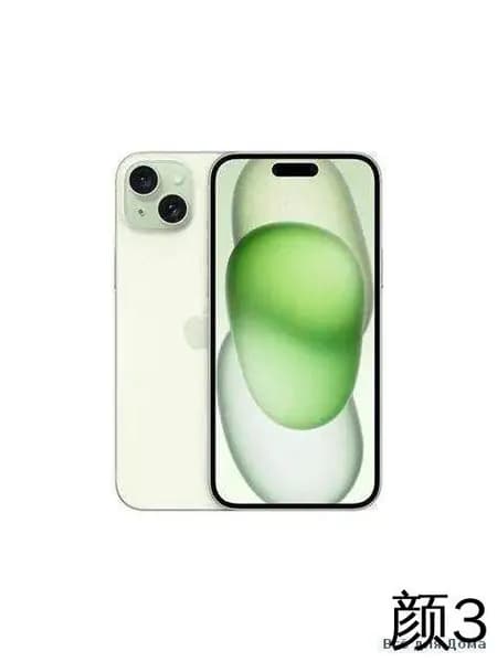 Муляж iPhone 15 Green Titanium / Макет-копия смартфона Айфон 15 зелёный титан / Образец для витрины iPhone 15 зелёный титан