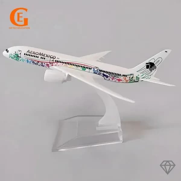 Металлическая Модель Самолета Боинг 787 Авиакомпании Aerom xico, Аэромексико Авиалайнер 1:400