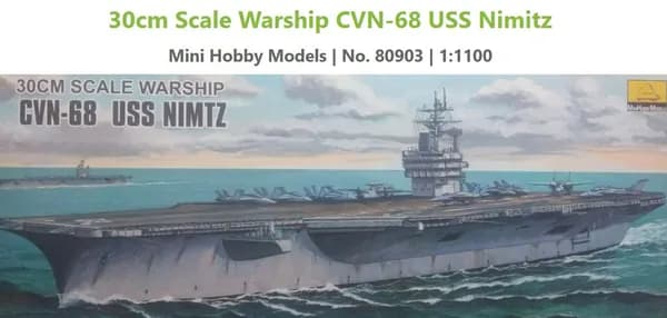 HOBBYBOSS 80903 30CM Электричество США CVN-68 USS NIMITZ Авианосец сборная модель корабля