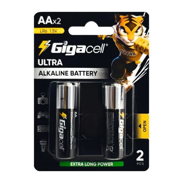 Батарейки Gigacell Ultra/Магнит алкалиновые АА 2шт