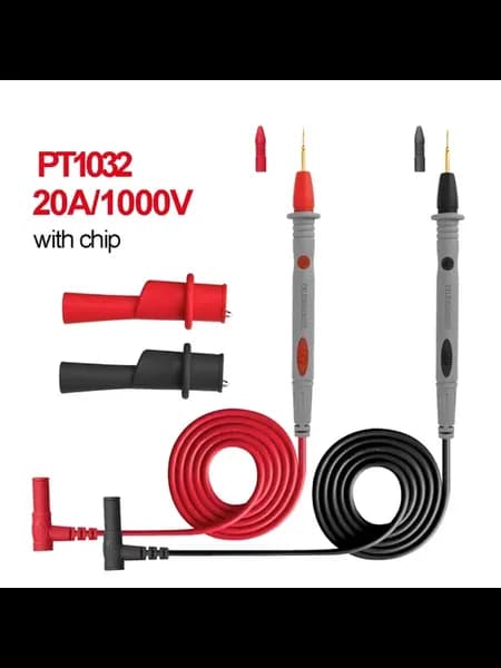 Щупы для мультиметра PT1032, 20A 1000V, с чипом, красн