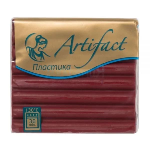 Полимерная глина, запекаемая пластика Artifact 111 цвет классический вишневый 56 гр.