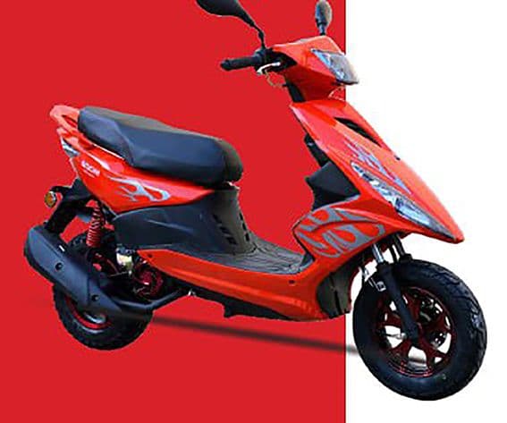 Скутер Corsa II 49сс (150) КРАСНЫЙ