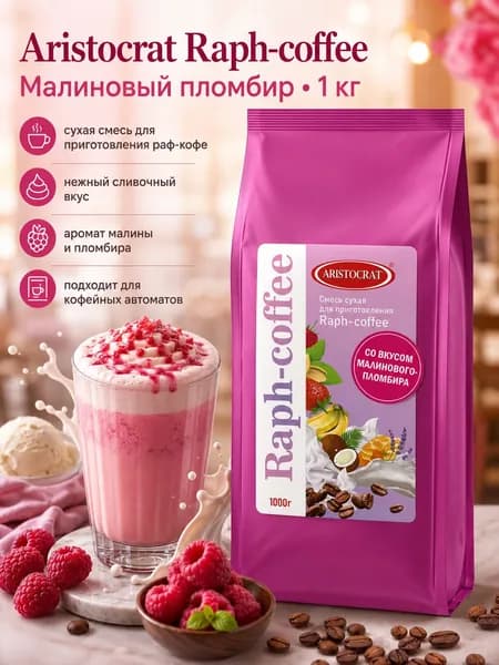 Аристократ Раф Малиновый Пломбир 1кг