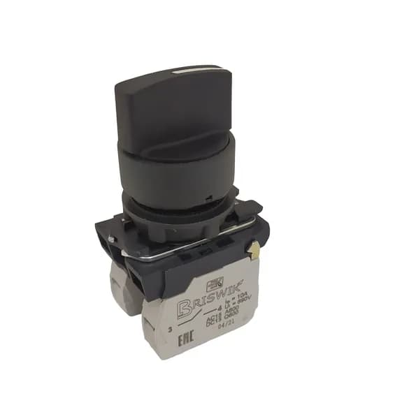 КПЕ 4611 -Р черный 1но+1нз Ручка 3-поз IP65