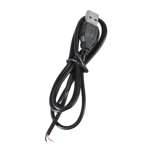 Шнур питания с прямым подключением USB к 2pin оголенному проводу с открытым концом для самодельной электроники