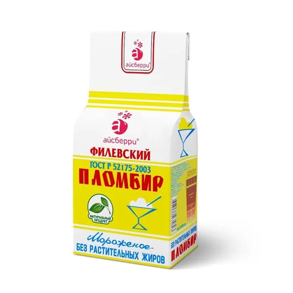 Пломбир Филевский Пломбир 450 г, Филевское