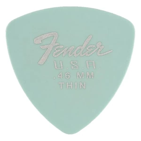 Медиатор FENDER 346 DURA-TONE .46 12 PK Daphne Blue, 0.46 мм, голубой, 1 мм