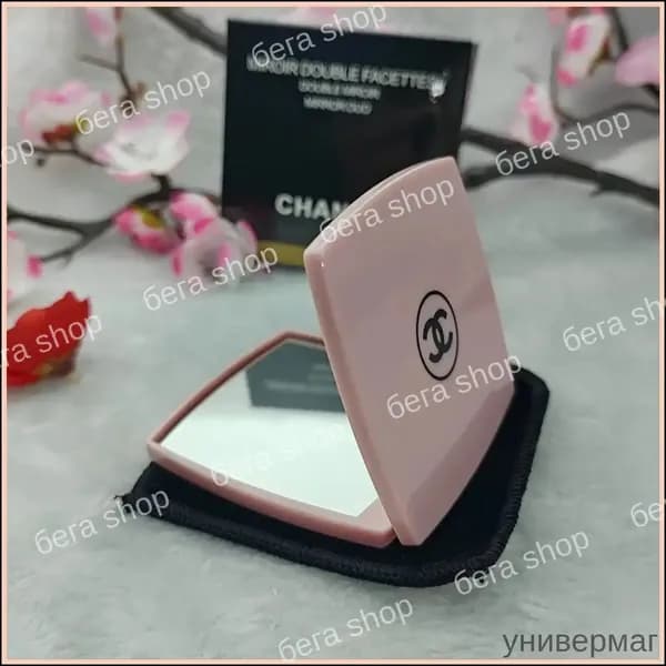 Зеркало гримерное "chanel Зеркало", 7 см х 13 см, 1 шт