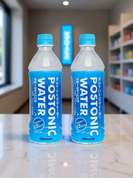 SANGARIA Напиток спортивный без газа Postonic water (Постоник) низкокалорийный пэт 500 мл*2шт Япония