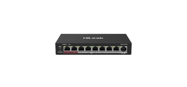 HiLook NS-0109P-60(B)(O-STD) 8XFE 1XFE Uplink Неуправляемый POE-коммутатор 60 Вт