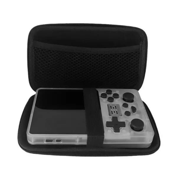 Чехол для игровой консоли Anbernic с защитой от ударов и пыли, сетчатый карман для аксессуаров