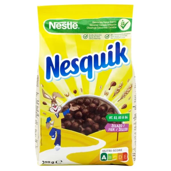 Готовый завтрак Nesquik Шоколадные шарики, 250г