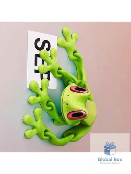 3D-ручка для рисования, магнитная лягушка-подвеска, с подвижными суставами, для холодильника и авто