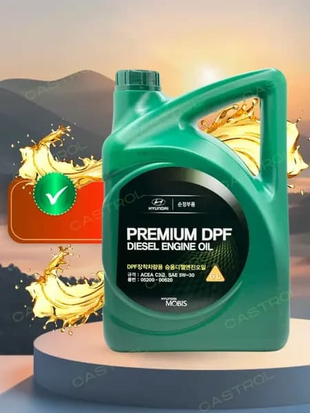 Моторное масло Хендай Premium DPF Diesel 5w-30 6л