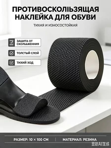 Противоскользящая лента 100 мм 1 м, 1 шт