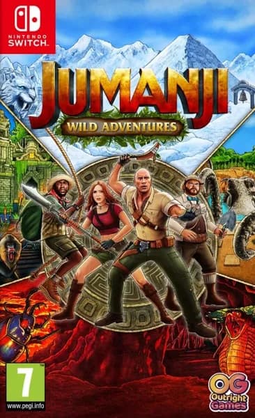 Игра Джуманджи (Jumanji) Дикие Приключения (Wild Adventures) Switch Картридж на Nintendo Switch