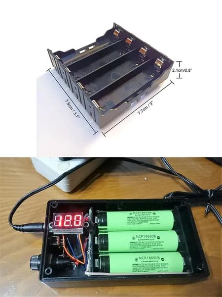 18650 чехлы для аккумуляторов 1X 2X 3X 4X 18650, держатель , коробка хранения, контейнер 1 2 3 4 слота, жесткий