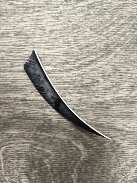 Натуральное оперение Shield черного цвета Main Hunter MH-AC017-5-black