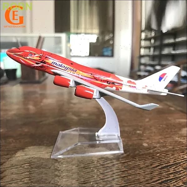 Металлическая Модель Самолета Боинг 747, Авиакомпании Малайзии B747