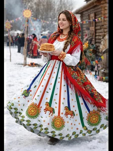 габардин орнамент юбка