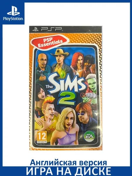 Игра The Sims 2 Essentials PSP Диск на PlayStation Portable Английская версия