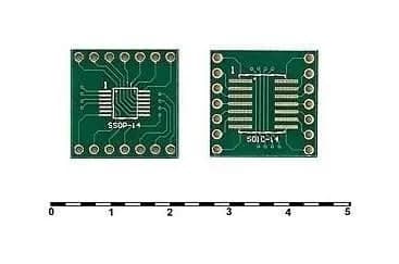 1 шт Панелька Плата SOIC-14 и SSOP-14 ( Переходник в dip ) для микросхем