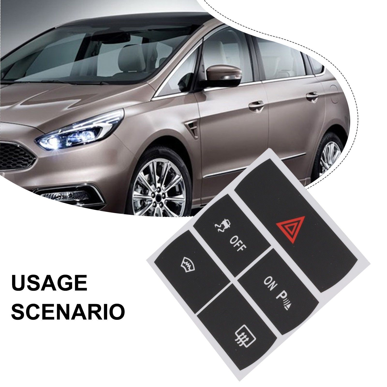 Набор наклеек для ремонта аварийной кнопки размораживания и ESP для Ford для S-Max