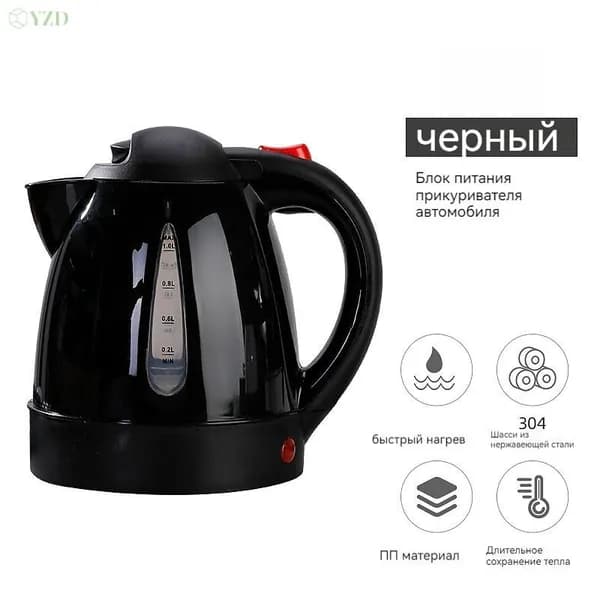 Электрический чайник SH-D_черный_24, черный