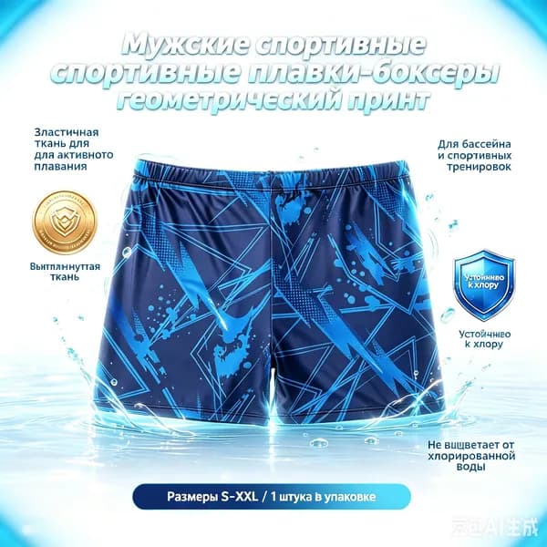 Плавки купальные панталоны 1, 1 шт