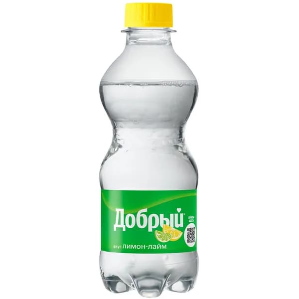 Газированный напиток Добрый Лимон-лайм, 0,3 л